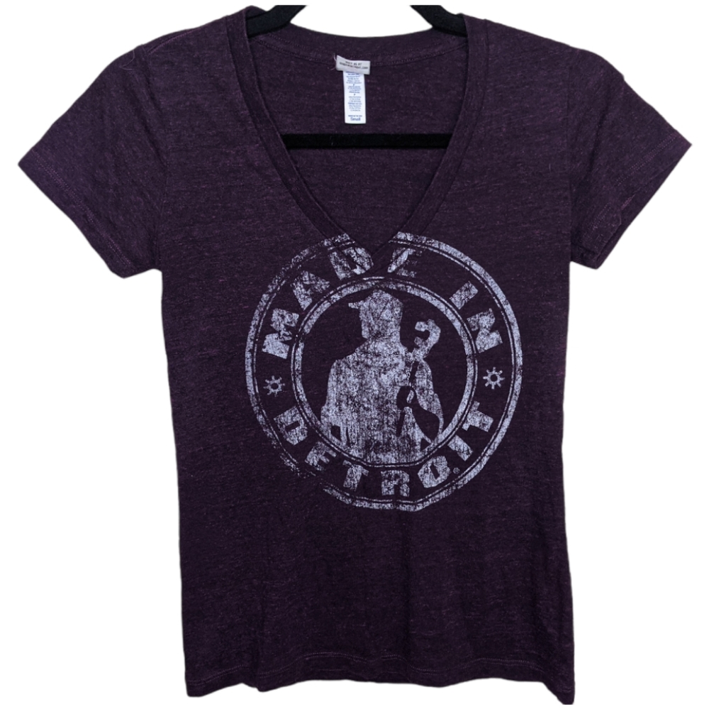 Made in Detroit Purple T-Shirt 💜